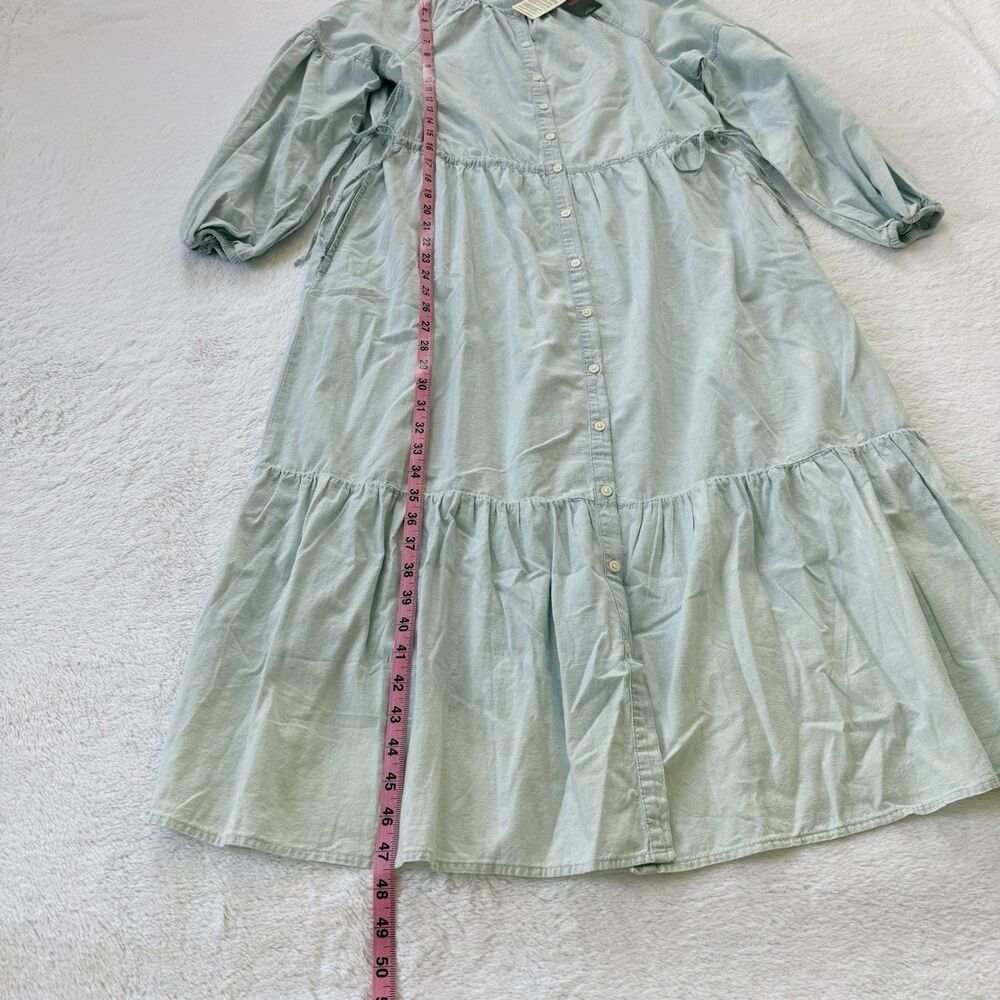 Levi's Women's Jolene Long Sleeve Maxi Dress - Honestly Happy XS *faded - Picture 3 of 13